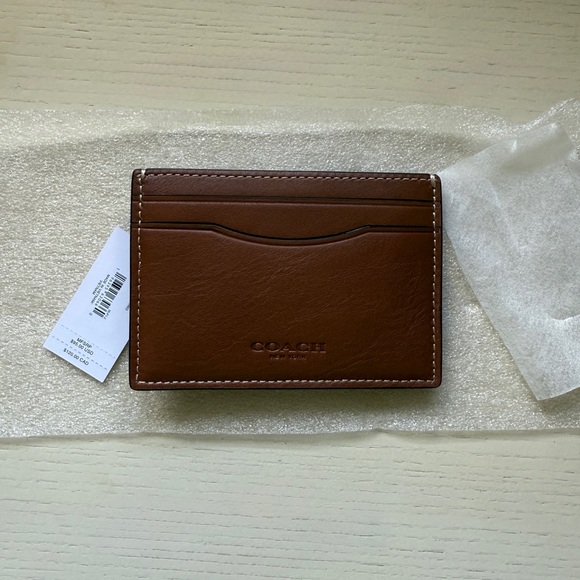 Coach Brown Key and Card Holder - Picture 1 of 6